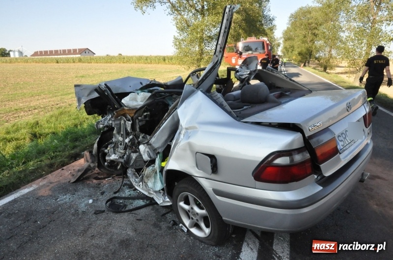 Zdjęcie w galerii na portalu naszraciborz.pl: Tragiczny wypadek na DW 416 Racibórz - Pietrowice Wielkie. Te zdjęcia to OSTRZEŻENIE  wiadomości z regionu
