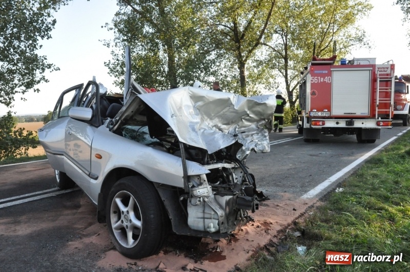 Zdjęcie w galerii na portalu naszraciborz.pl: Tragiczny wypadek na DW 416 Racibórz - Pietrowice Wielkie. Te zdjęcia to OSTRZEŻENIE  wiadomości z regionu