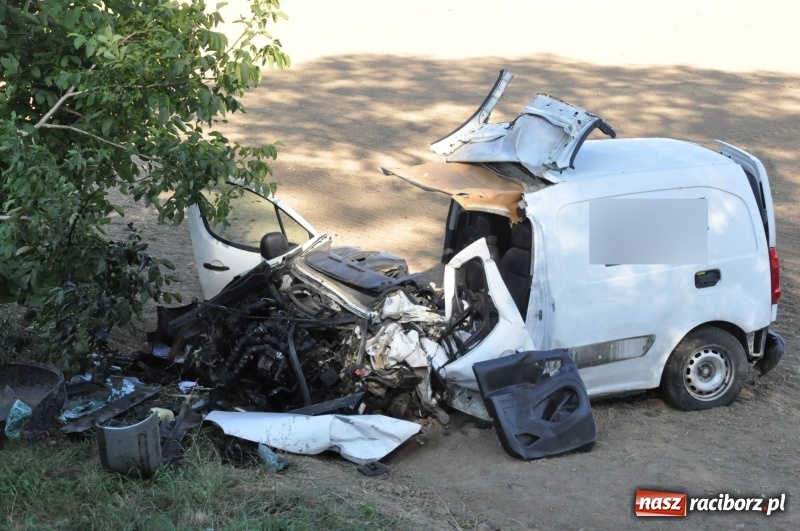 Zdjęcie w galerii na portalu naszraciborz.pl: Tragiczny wypadek na DW 416 Racibórz - Pietrowice Wielkie. Te zdjęcia to OSTRZEŻENIE  wiadomości z regionu