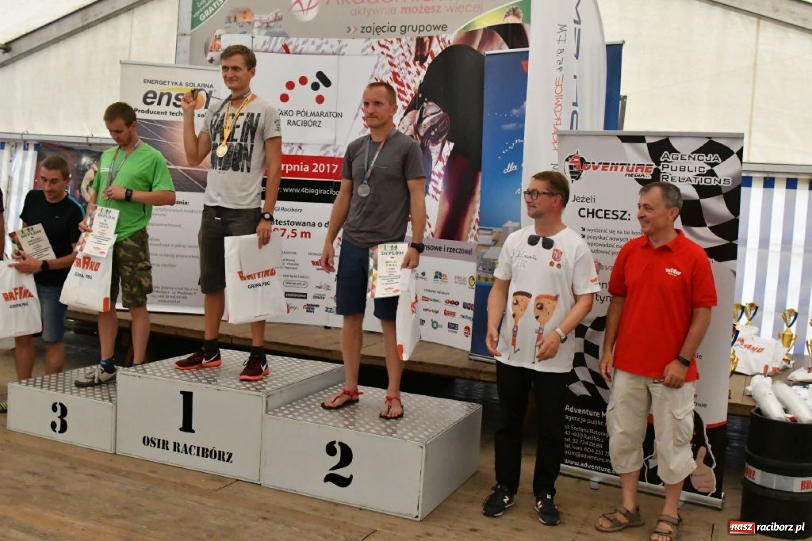 Zdjęcie w galerii na portalu naszraciborz.pl: Biegacze Rafako S.A. wicemistrzami w III Mistrzostwach Polski Energetyków w Półmaratonie wiadomości z regionu