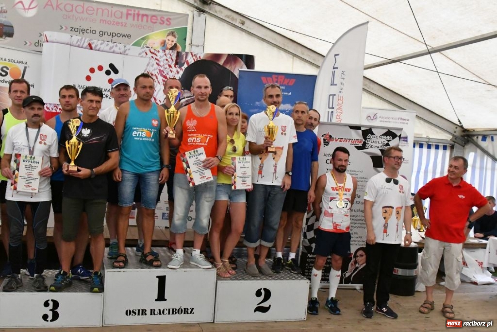 Zdjęcie w galerii na portalu naszraciborz.pl: Biegacze Rafako S.A. wicemistrzami w III Mistrzostwach Polski Energetyków w Półmaratonie wiadomości z regionu