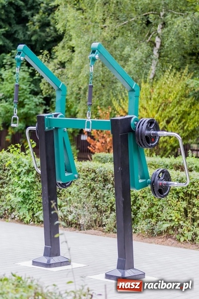 Zdjęcie w galerii na portalu naszraciborz.pl: Taka siłownia pod chmurką tylko w Raciborzu!  wiadomości z regionu