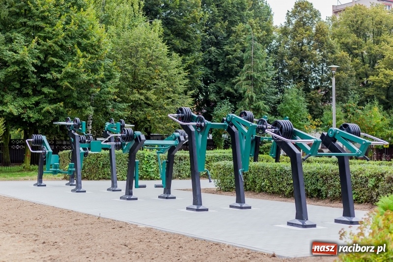 Zdjęcie w galerii na portalu naszraciborz.pl: Taka siłownia pod chmurką tylko w Raciborzu!  wiadomości z regionu