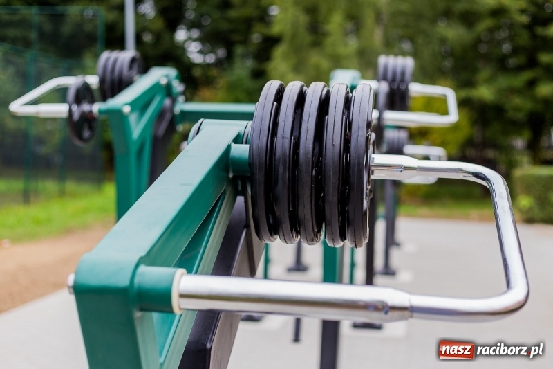 Zdjęcie w galerii na portalu naszraciborz.pl: Taka siłownia pod chmurką tylko w Raciborzu!  wiadomości z regionu