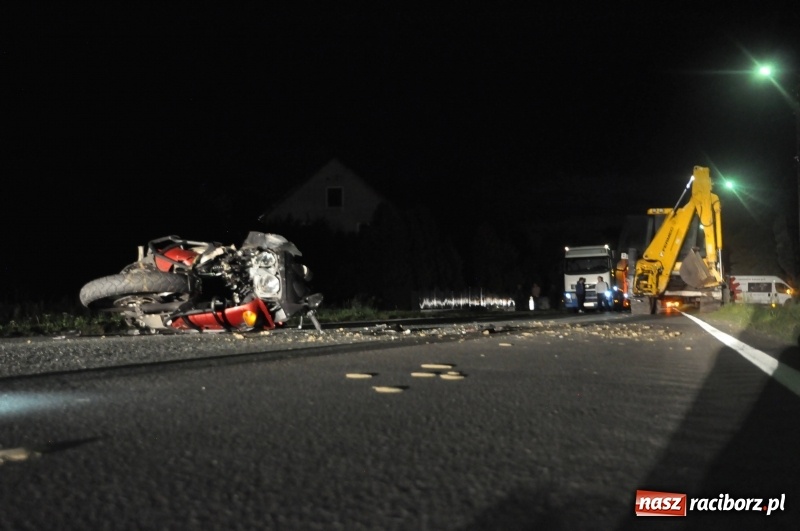 Zdjęcie w galerii na portalu naszraciborz.pl: Hondą, która wczoraj najechała na tył koparki w Kornicach, kierował 70-latek z Raciborza wiadomości z regionu