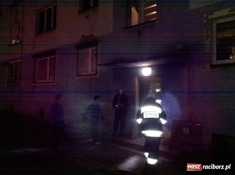 Zdjęcie w galerii na portalu naszraciborz.pl: Pożar w Kuźni Raciborskiej przy ul. Moniuszki wiadomości z regionu