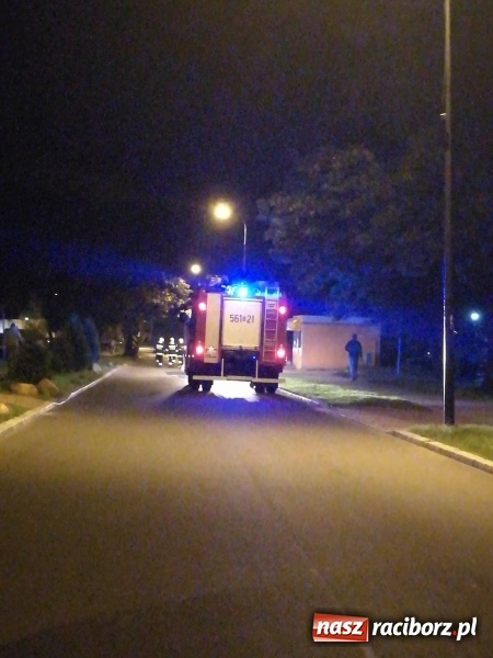 Zdjęcie w galerii na portalu naszraciborz.pl: Pożar w Kuźni Raciborskiej przy ul. Moniuszki wiadomości z regionu