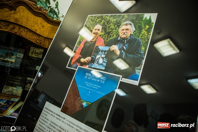 Zdjęcie w galerii na portalu naszraciborz.pl: Małżeństwo ze sztuką w tle w raciborskim Muzeum wiadomości z regionu