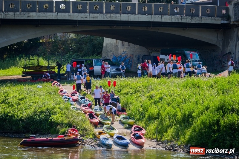 Zdjęcie w galerii na portalu naszraciborz.pl: XV Regionalny Spływ Kajakowy Olimpiad Specjalnych z Raciborza do Kędzierzyna Koźla wiadomości z regionu