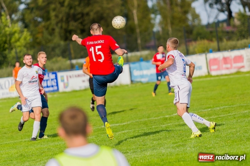 Zdjęcie w galerii na portalu naszraciborz.pl: Odra Centrum za mocna dla Unii Racibórz wiadomości z regionu
