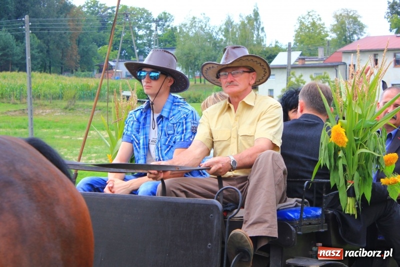 Zdjęcie w galerii na portalu naszraciborz.pl: Niebiańska szkoła, biuro ochrony dożynek i kobylskie leniuchy na dożynkach w Rzuchowie wiadomości z regionu