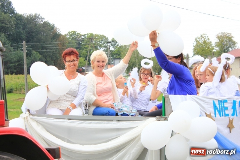 Zdjęcie w galerii na portalu naszraciborz.pl: Niebiańska szkoła, biuro ochrony dożynek i kobylskie leniuchy na dożynkach w Rzuchowie wiadomości z regionu
