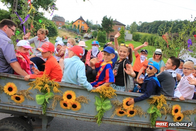 Zdjęcie w galerii na portalu naszraciborz.pl: Niebiańska szkoła, biuro ochrony dożynek i kobylskie leniuchy na dożynkach w Rzuchowie wiadomości z regionu