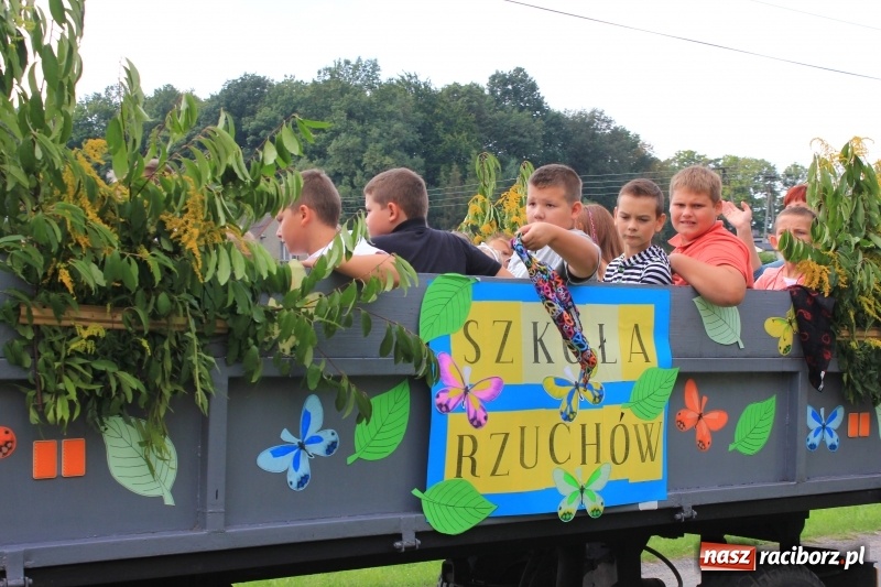 Zdjęcie w galerii na portalu naszraciborz.pl: Niebiańska szkoła, biuro ochrony dożynek i kobylskie leniuchy na dożynkach w Rzuchowie wiadomości z regionu