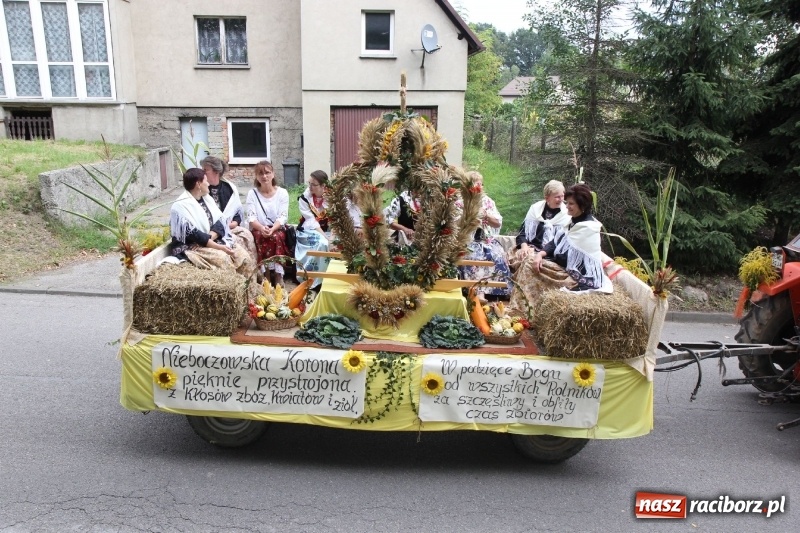 Zdjęcie w galerii na portalu naszraciborz.pl: U sąsiadów. Potężny korowód dożynkowy w Syryni wiadomości z regionu