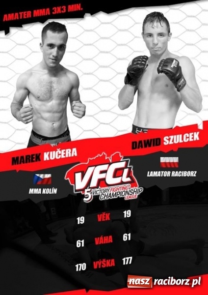 Zdjęcie w galerii na portalu naszraciborz.pl: Raciborzanie na gali Victory Fighting Championship League w czeskim Bohuminie wiadomości z regionu