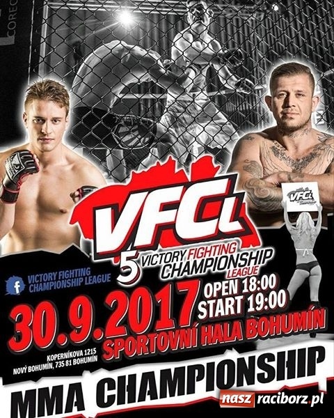 Zdjęcie w galerii na portalu naszraciborz.pl: Raciborzanie na gali Victory Fighting Championship League w czeskim Bohuminie wiadomości z regionu