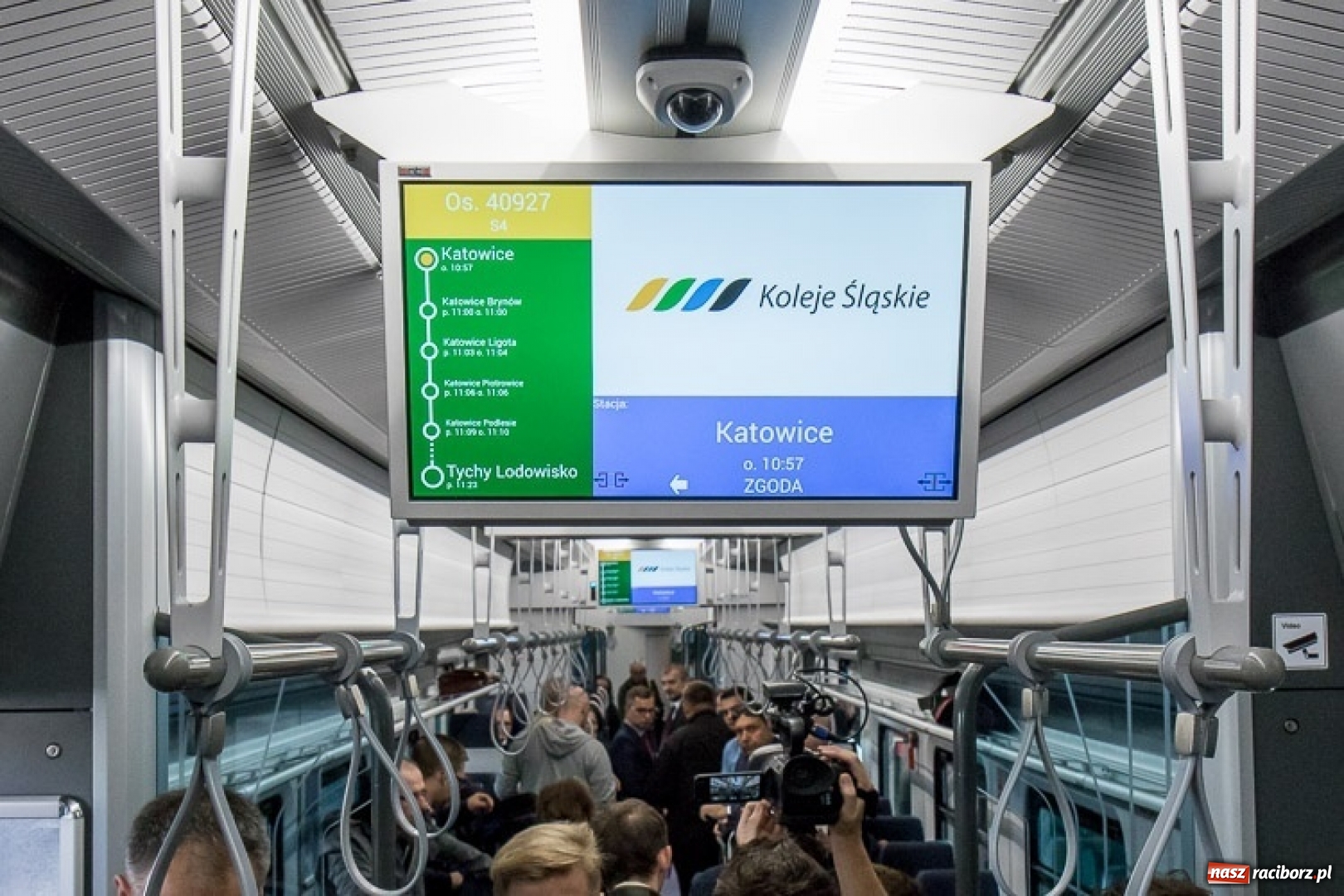 Zdjęcie w galerii na portalu naszraciborz.pl: Powitanie pierwszego Elfa 2, nowego pociągu Kolei Śląskich wiadomości z regionu