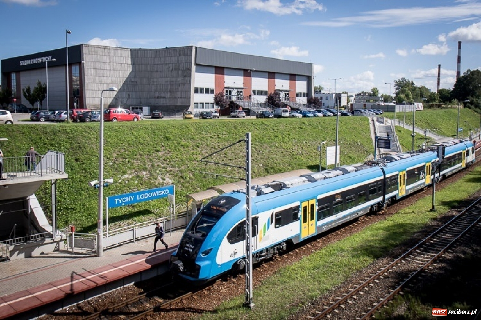 Zdjęcie w galerii na portalu naszraciborz.pl: Powitanie pierwszego Elfa 2, nowego pociągu Kolei Śląskich wiadomości z regionu