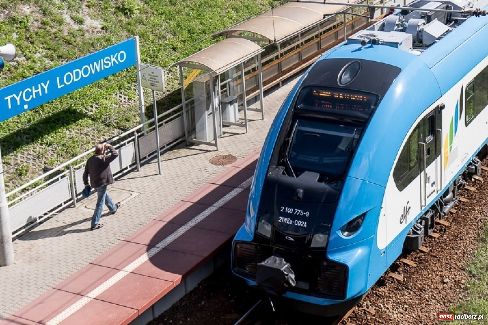 Zdjęcie w galerii na portalu naszraciborz.pl: Powitanie pierwszego Elfa 2, nowego pociągu Kolei Śląskich wiadomości z regionu