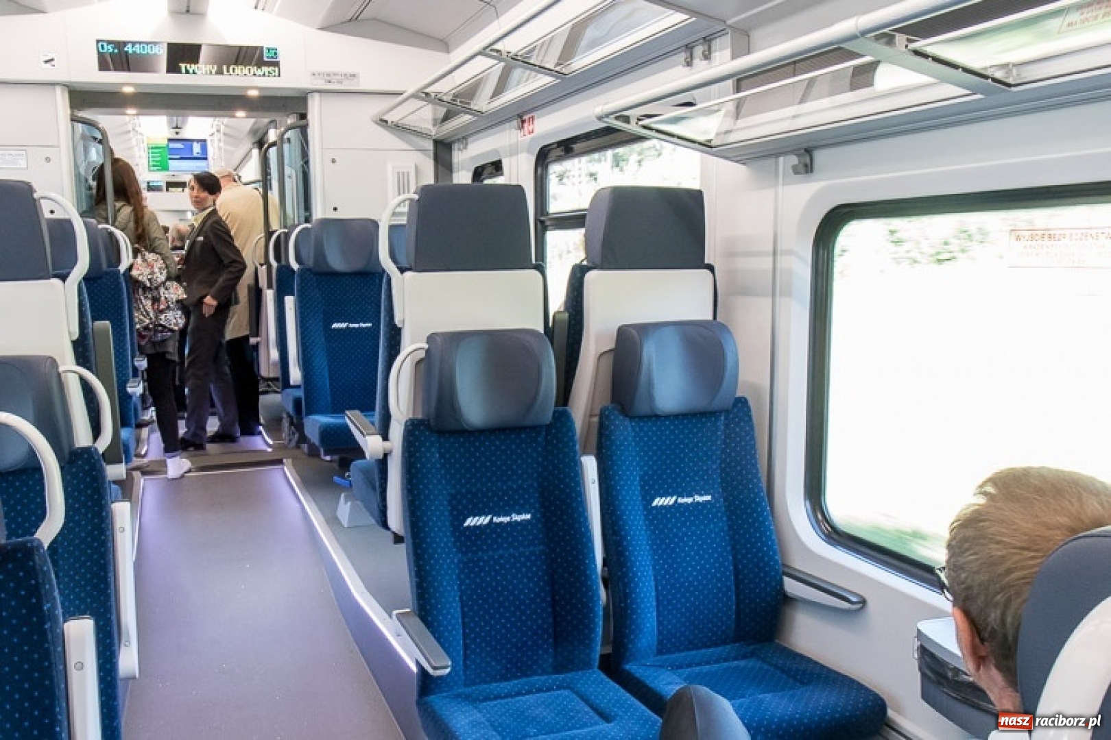 Zdjęcie w galerii na portalu naszraciborz.pl: Powitanie pierwszego Elfa 2, nowego pociągu Kolei Śląskich wiadomości z regionu