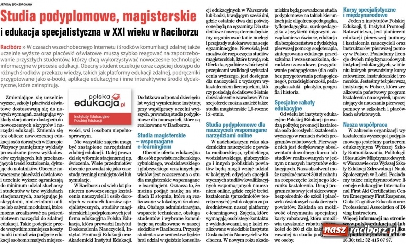 Zdjęcie w galerii na portalu naszraciborz.pl: Nakarm swoje ambicje i postaw na rozwój! Ostatni dzwonek na wybór szkoły wiadomości z regionu