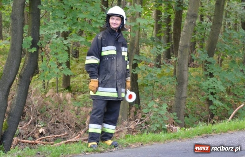 Zdjęcie w galerii na portalu naszraciborz.pl: Bezpieczniej na drodze wojewódzkiej 919, czyli akcja strażaków z Jankowic wiadomości z regionu