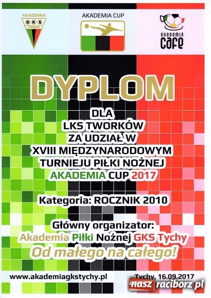 Zdjęcie w galerii na portalu naszraciborz.pl: Żaki Młodsze Tworkowa wygrały Ligę Europy w czasie turnieju Tychy Cup 2017 wiadomości z regionu