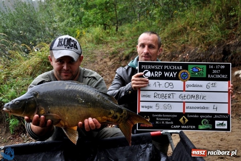 Zdjęcie w galerii na portalu naszraciborz.pl: Robert Głombik i Adam Buńczek zwycięzcami pierwszego pucharu Carp Way 2017 wiadomości z regionu