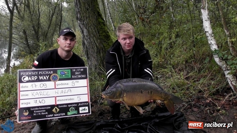 Zdjęcie w galerii na portalu naszraciborz.pl: Robert Głombik i Adam Buńczek zwycięzcami pierwszego pucharu Carp Way 2017 wiadomości z regionu