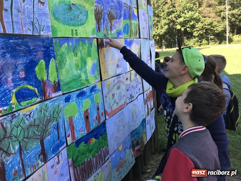 Zdjęcie w galerii na portalu naszraciborz.pl: W lesie Obora otwarto Zieloną Klasę. Sporo atrakcji dla najmłodszych wiadomości z regionu