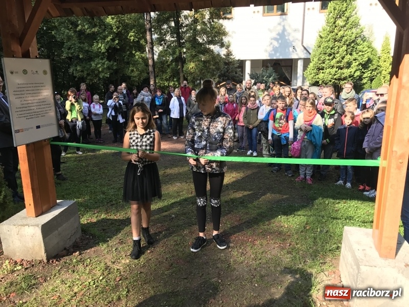 Zdjęcie w galerii na portalu naszraciborz.pl: W lesie Obora otwarto Zieloną Klasę. Sporo atrakcji dla najmłodszych wiadomości z regionu