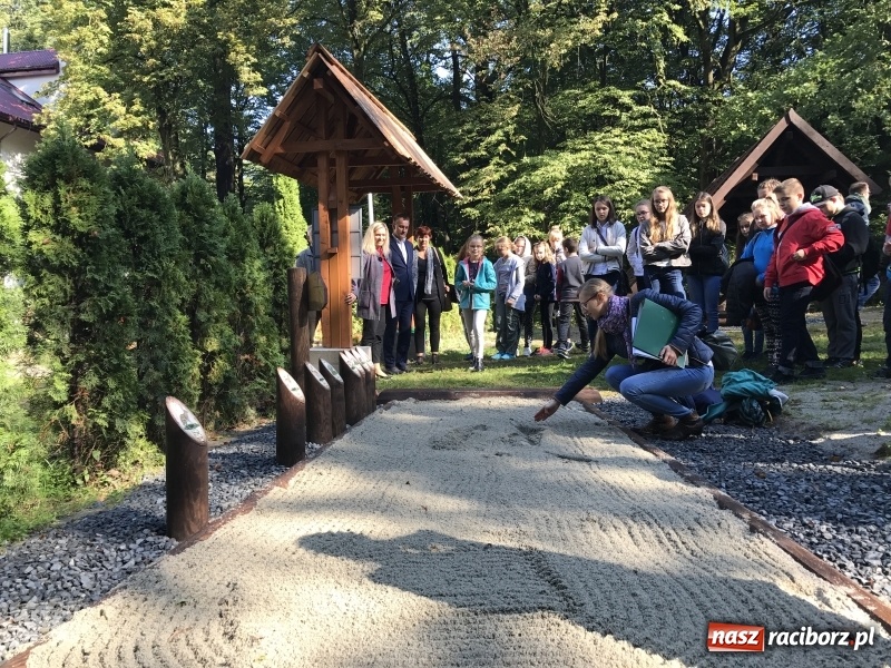 Zdjęcie w galerii na portalu naszraciborz.pl: W lesie Obora otwarto Zieloną Klasę. Sporo atrakcji dla najmłodszych wiadomości z regionu