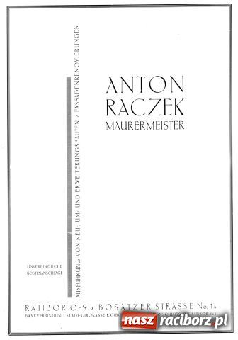 Zdjęcie w galerii na portalu naszraciborz.pl: Deutschlands Städtebau - Ratibor wiadomości z regionu