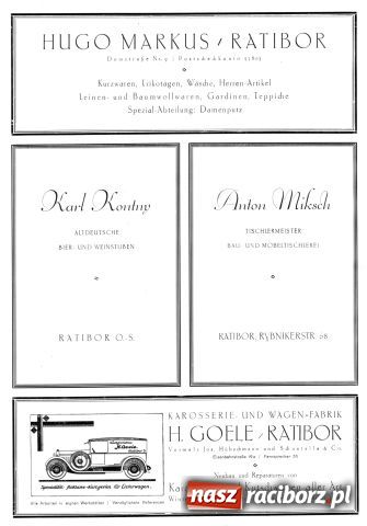 Zdjęcie w galerii na portalu naszraciborz.pl: Deutschlands Städtebau - Ratibor wiadomości z regionu