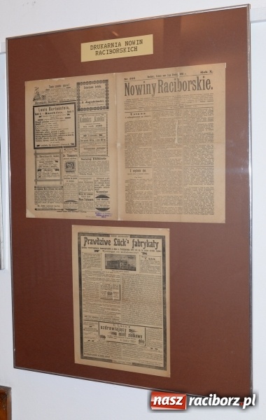 Zdjęcie w galerii na portalu naszraciborz.pl: Historia raciborskiego drukarstwa na nowej wystawie w Muzeum  wiadomości z regionu