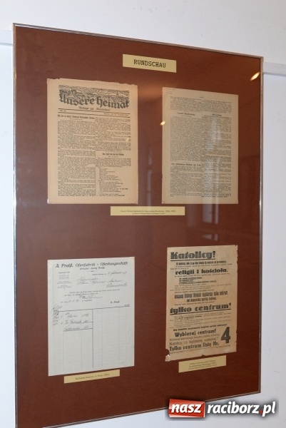 Zdjęcie w galerii na portalu naszraciborz.pl: Historia raciborskiego drukarstwa na nowej wystawie w Muzeum  wiadomości z regionu