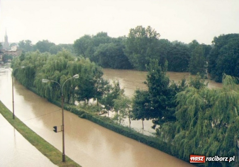 Zdjęcie w galerii na portalu naszraciborz.pl: Wezbrania Odry w Raciborzu i okolicach na starej fotografii wiadomości z regionu