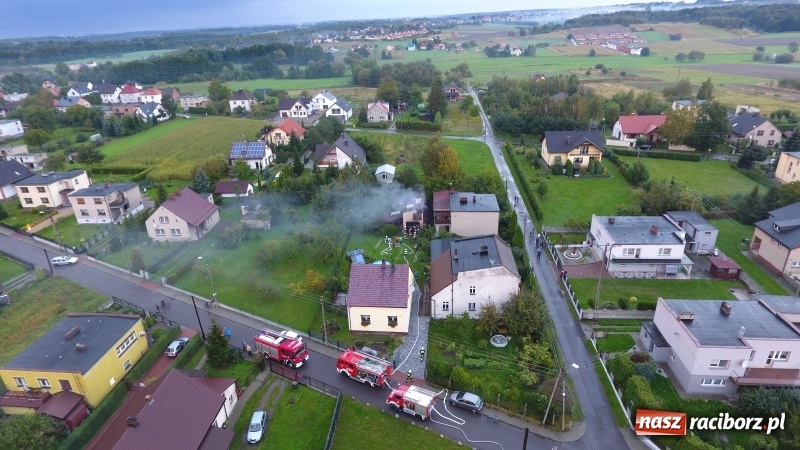 Zdjęcie w galerii na portalu naszraciborz.pl: Pożar garażu na posesji w Markowicach  wiadomości z regionu