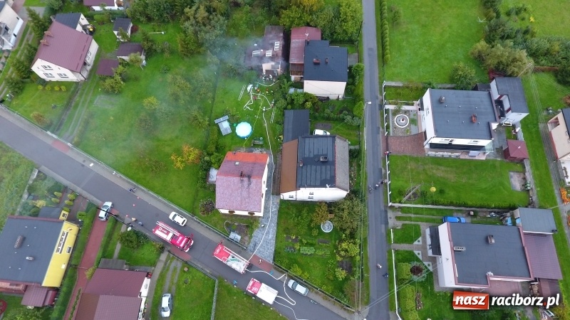 Zdjęcie w galerii na portalu naszraciborz.pl: Pożar garażu na posesji w Markowicach  wiadomości z regionu