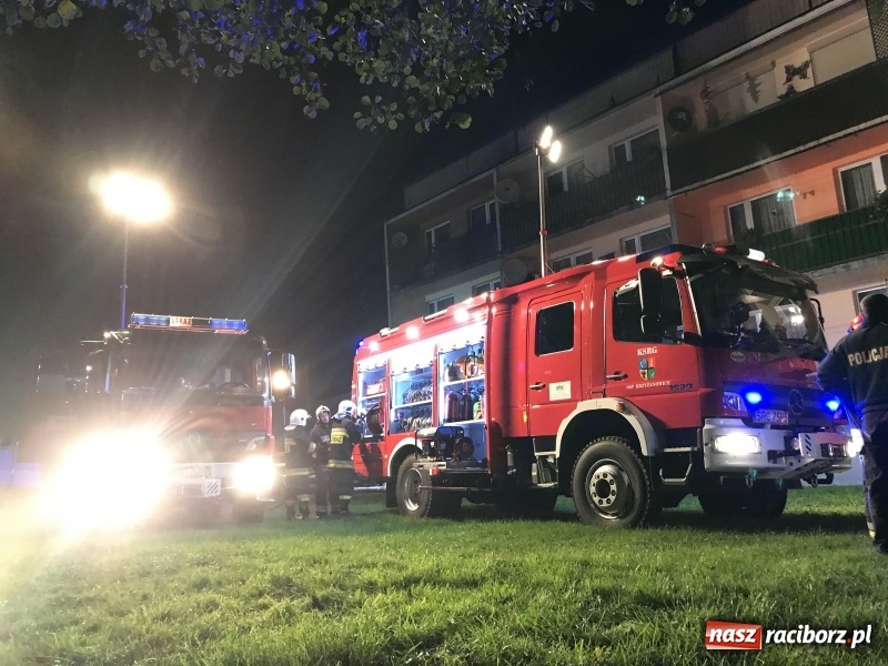 Zdjęcie w galerii na portalu naszraciborz.pl: Pożar w mieszkaniu w bloku przy ulicy Poprzecznej w Krzyżanowicach FOTO i WIDEO wiadomości z regionu