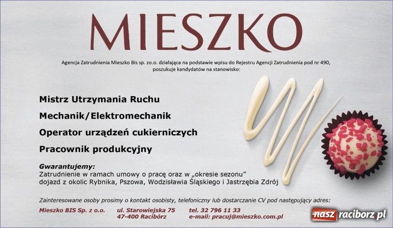 Zdjęcie w galerii na portalu naszraciborz.pl: Wystartuj ze swoim CV zanim zrobią to inni! Sprawdź najciekawsze oferty pracy w regionie wiadomości z regionu