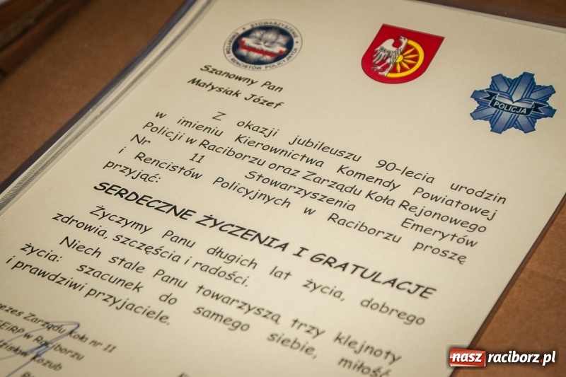 Zdjęcie w galerii na portalu naszraciborz.pl: 25-lecie raciborskiego koła Stowarzyszenia Emerytów i Rencistów Policyjnych wiadomości z regionu