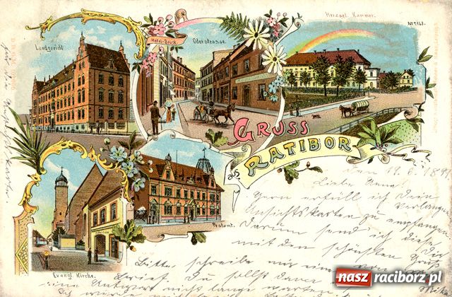 Zdjęcie w galerii na portalu naszraciborz.pl: Nasz piękny Śląsk na starych pocztówkach wiadomości z regionu