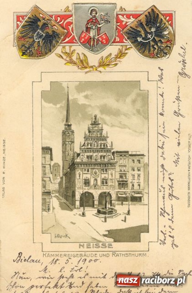 Zdjęcie w galerii na portalu naszraciborz.pl: Nasz piękny Śląsk na starych pocztówkach wiadomości z regionu