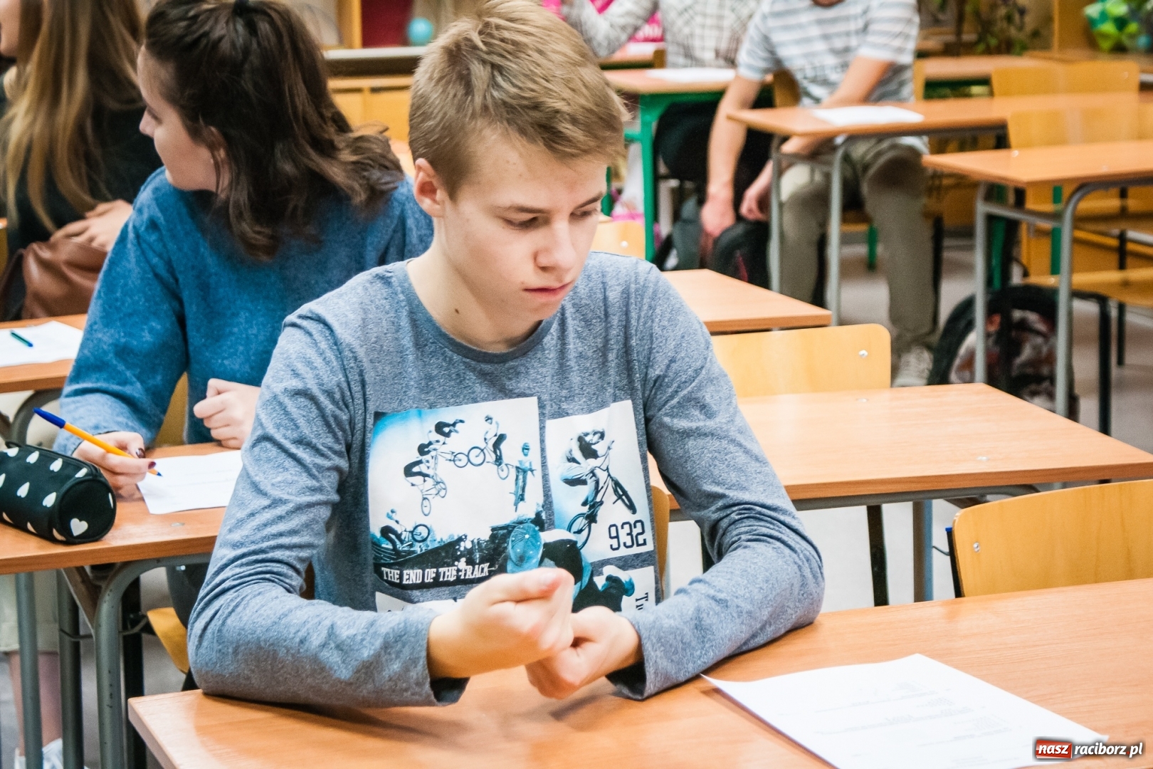 Zdjęcie w galerii na portalu naszraciborz.pl: Uczniowie II LO rywalizowali o tytuł poligloty wiadomości z regionu