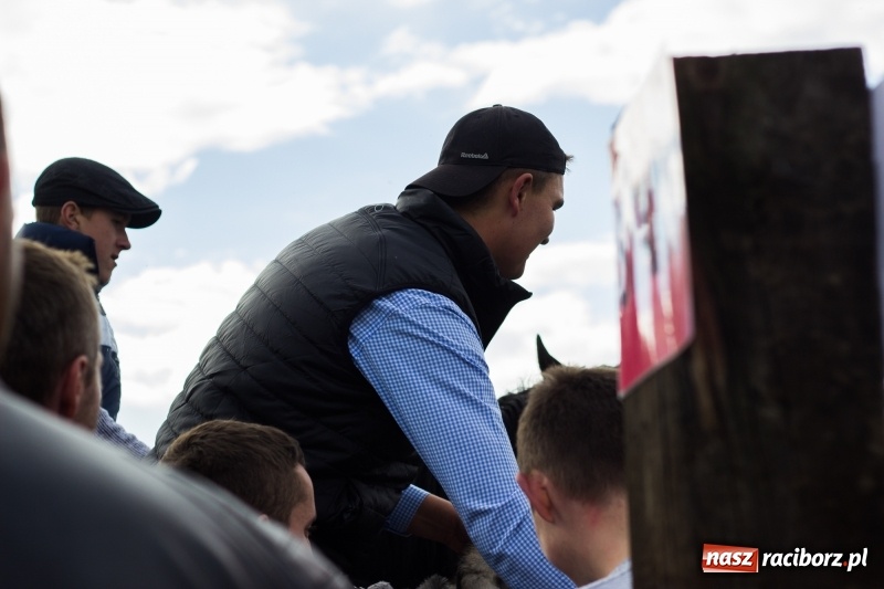 Zdjęcie w galerii na portalu naszraciborz.pl: Adrian Krzemień z lisią kitą w Żerdzinach wiadomości z regionu