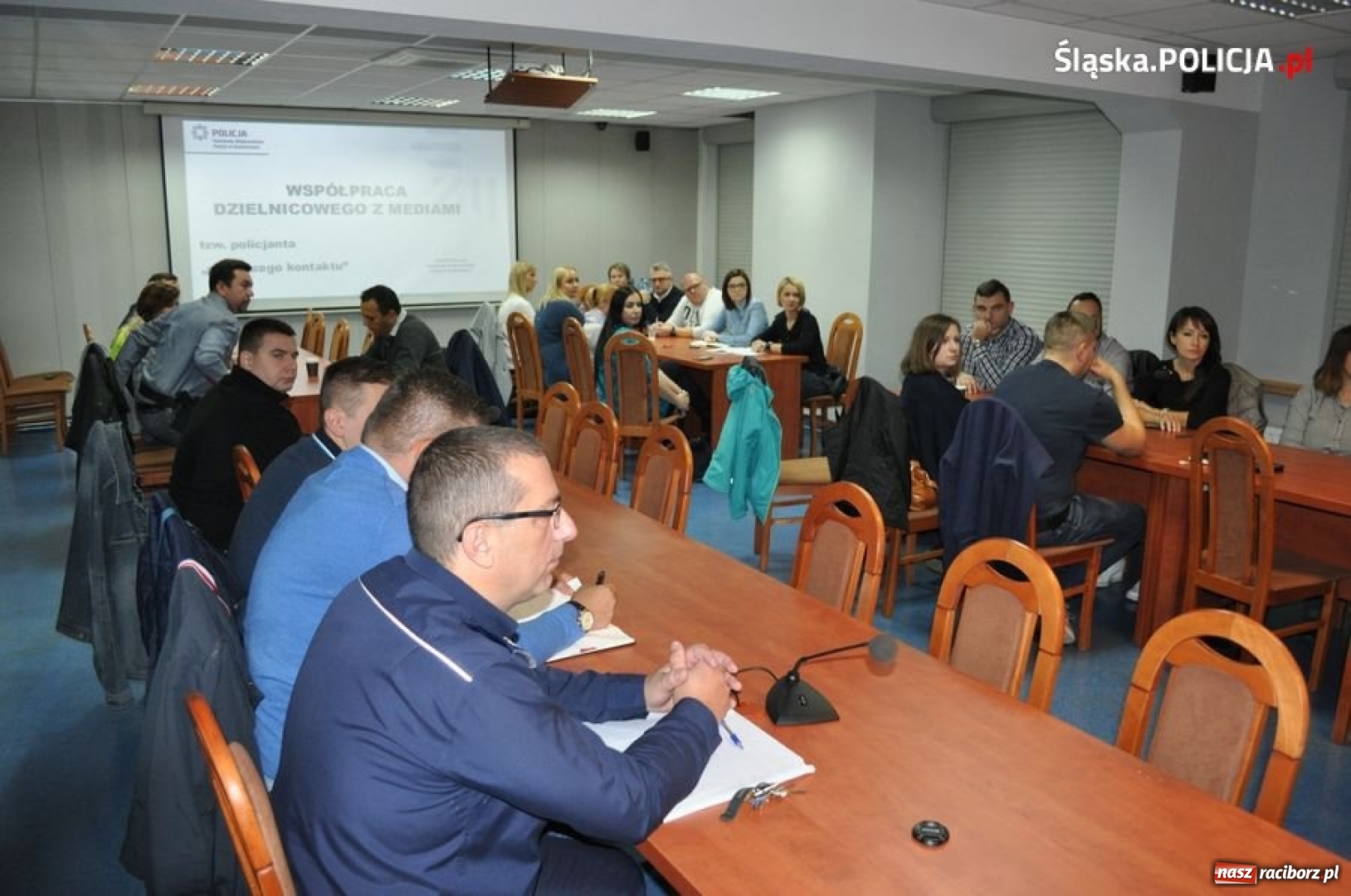 Zdjęcie w galerii na portalu naszraciborz.pl: Oficerowie prasowi policji szkolili się w Katowicach  wiadomości z regionu