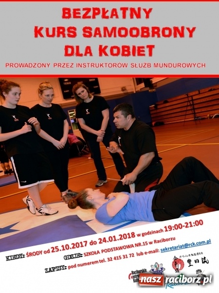 Zdjęcie w galerii na portalu naszraciborz.pl: RCK zaprasza na kurs samoobrony dla kobiet wiadomości z regionu