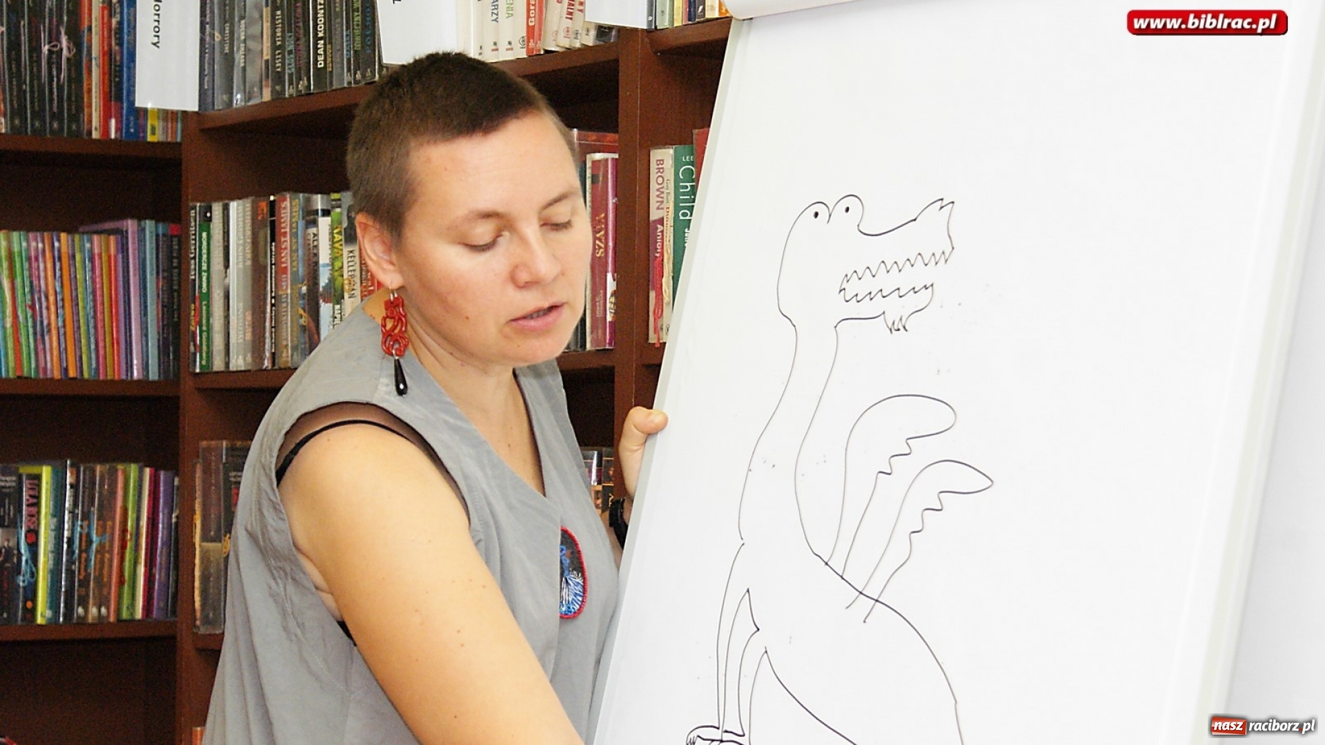 Zdjęcie w galerii na portalu naszraciborz.pl: Zofia Stanecka - autorka kultowej Basi odwiedziła Racibórz wiadomości z regionu